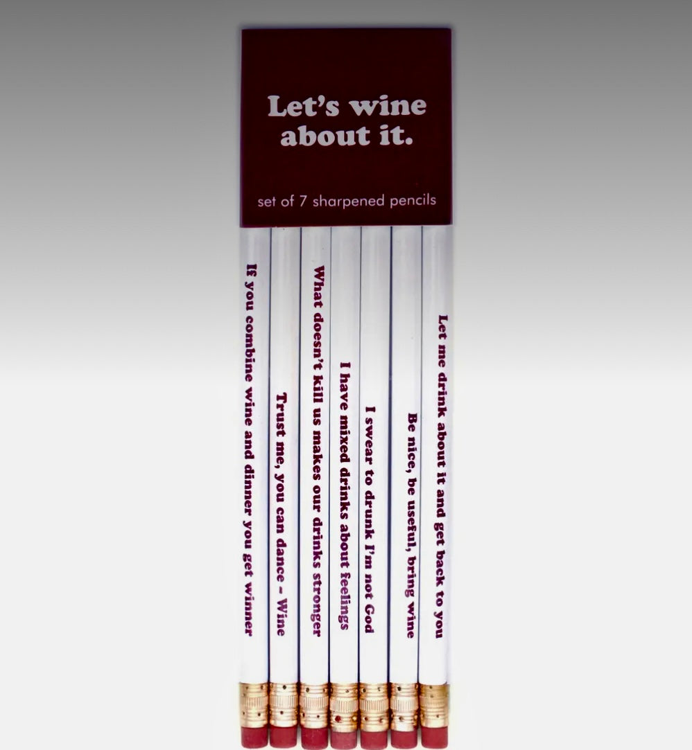 QUOTABLE PENCIL SETS