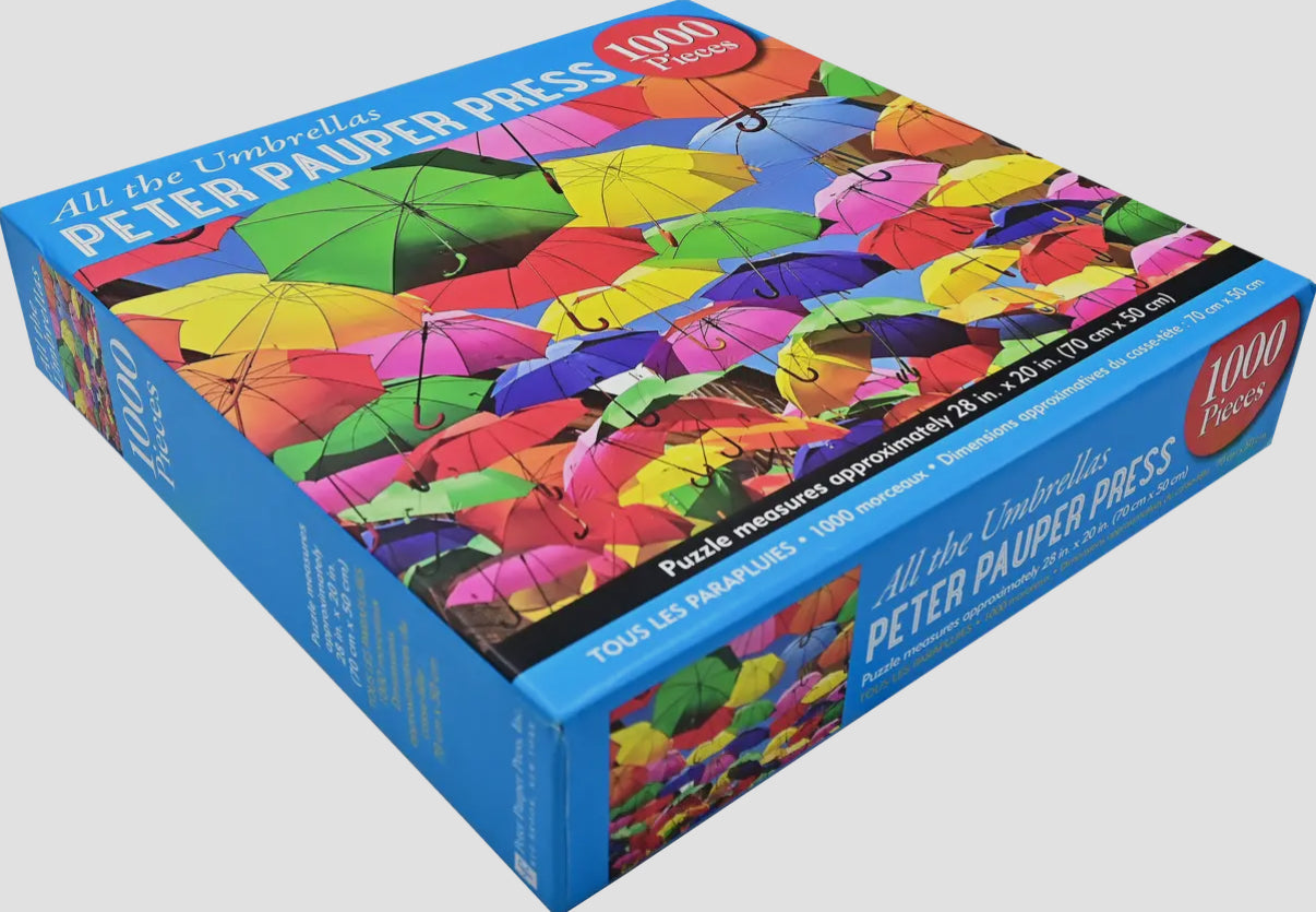 All The Umbrellas 1000 Piece Jigsaw Puzzle PPP