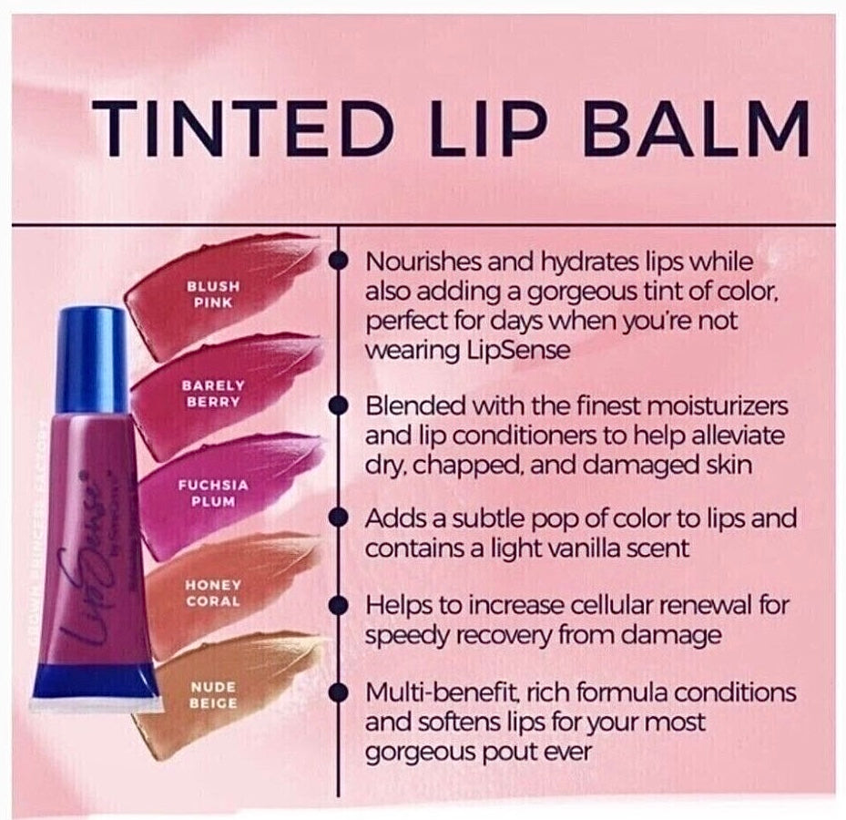 FUCHSIA PLUM TINTED LIP BALM LIPSENSE