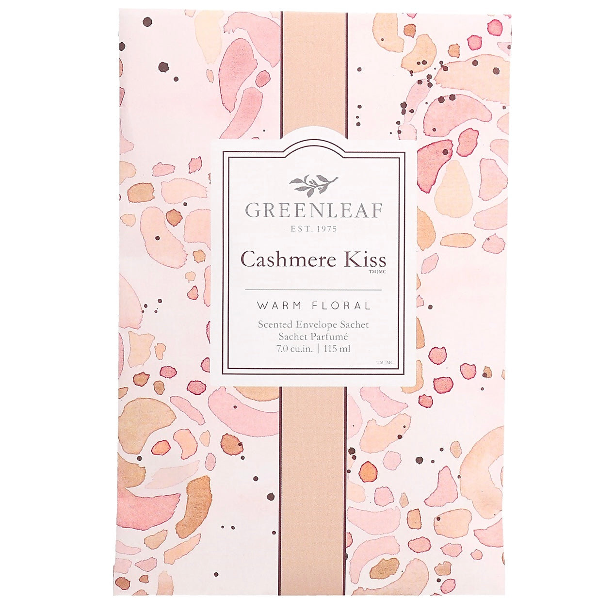 CASHMERE KISS SCENTED LARGE SACHETS BY GREENLEAF