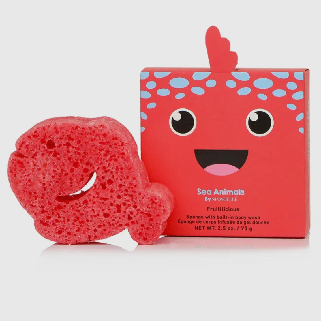 SPONGELLE SEA ANIMALS BODY WASH INFUSED SPONGES