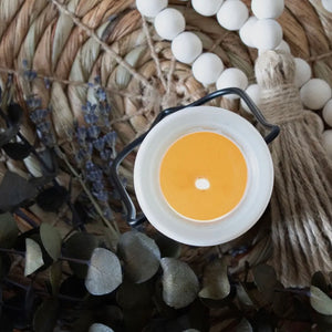 8 OZ HOLIDAY HOME MILKHOUSE CANDLE CO BOTTLE