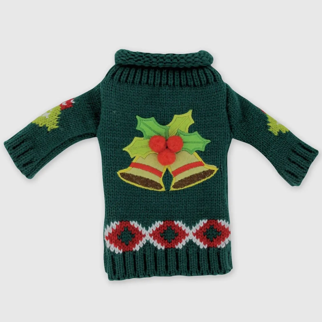 UNCLE BOB'S UGLY SWEATER KNITTED WINE BOTTLE SWEATERS - GAG GIFT
