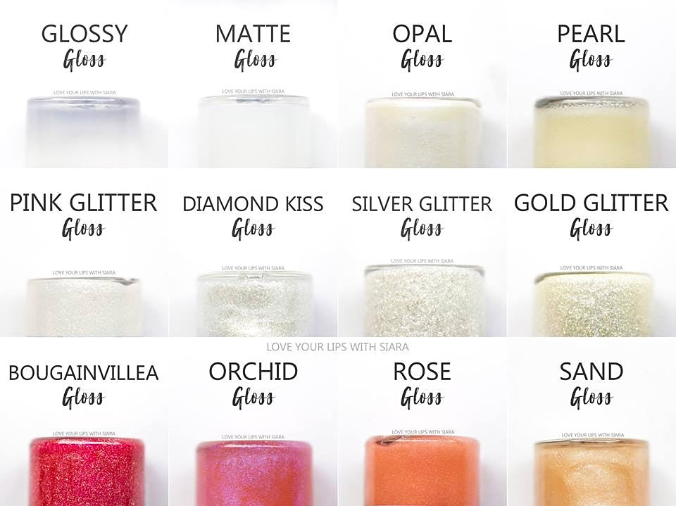 SILVER GLITTER LIPSENSE GLOSS