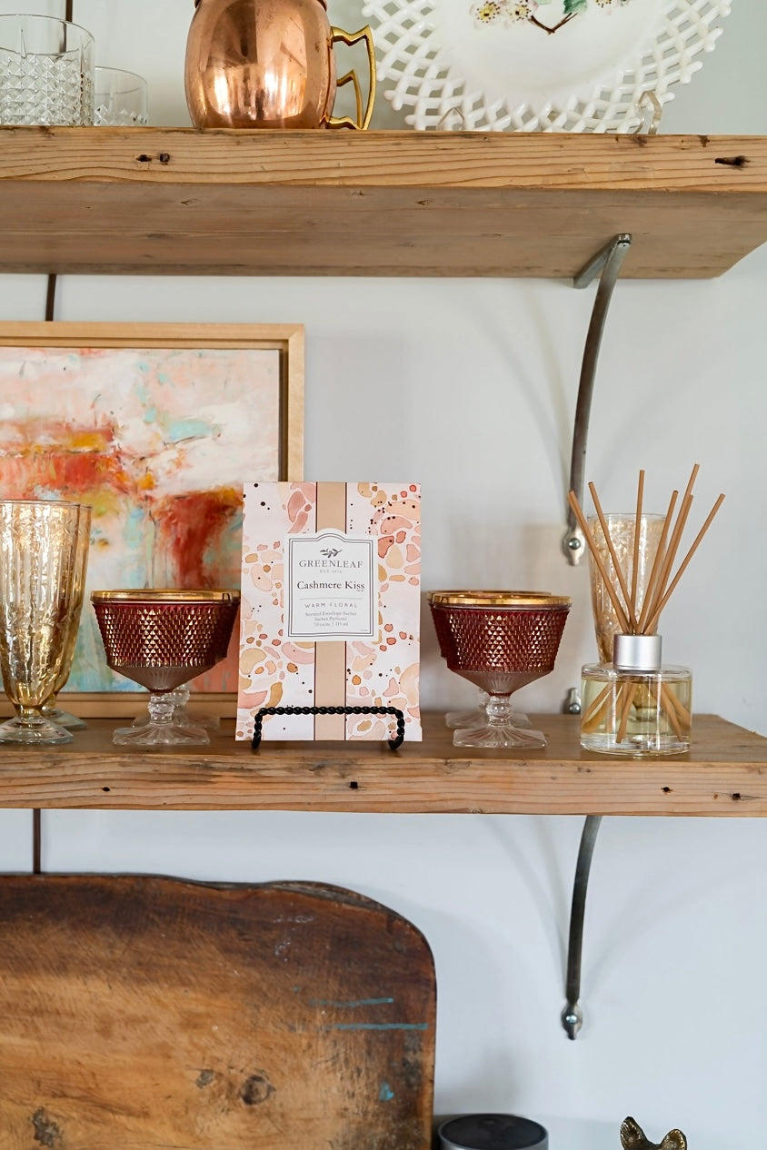 CASHMERE KISS SCENTED LARGE SACHETS BY GREENLEAF