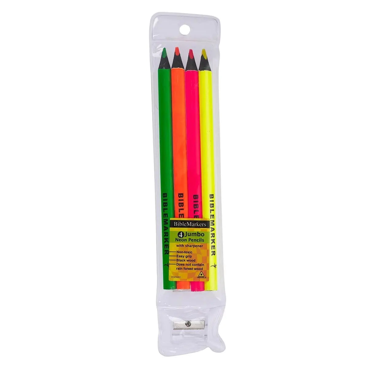 HIGHLIGHTER PENCIL SET - JUMBO - PERFECT FOR BIBLES
