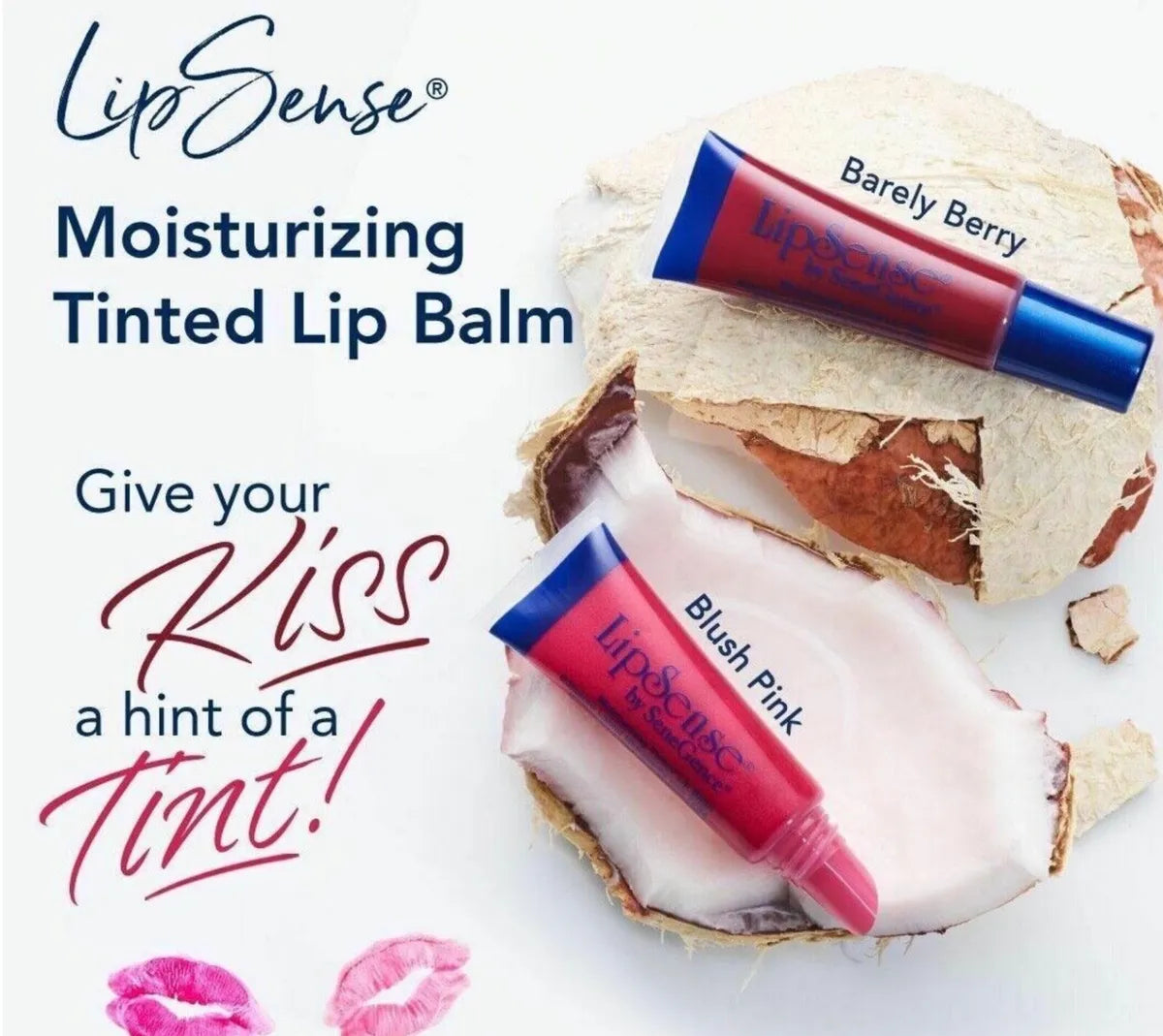 BARELY BERRY TINTED LIP BALM LIPSENSE