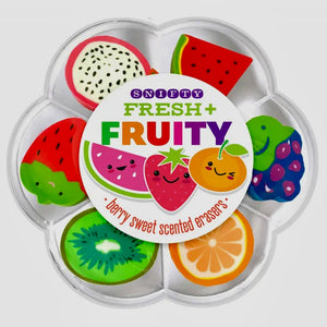FRESH & FRUITY SCENTED ERASER SET