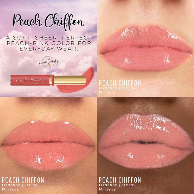 PEACH CHIFFON LONG LASTING LIPSENSE LIPSTICK