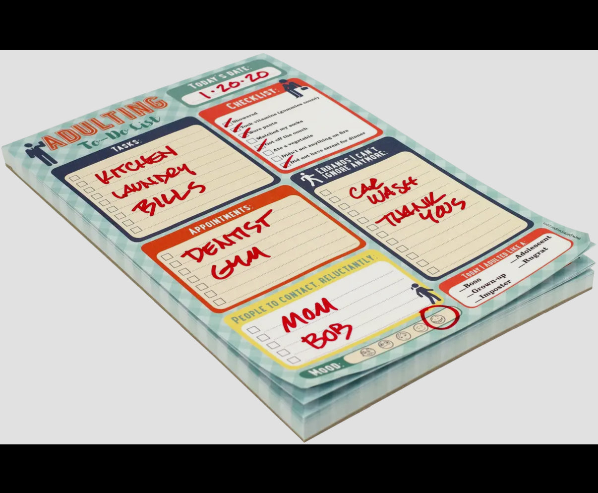 Adulting Note Pad PPP
