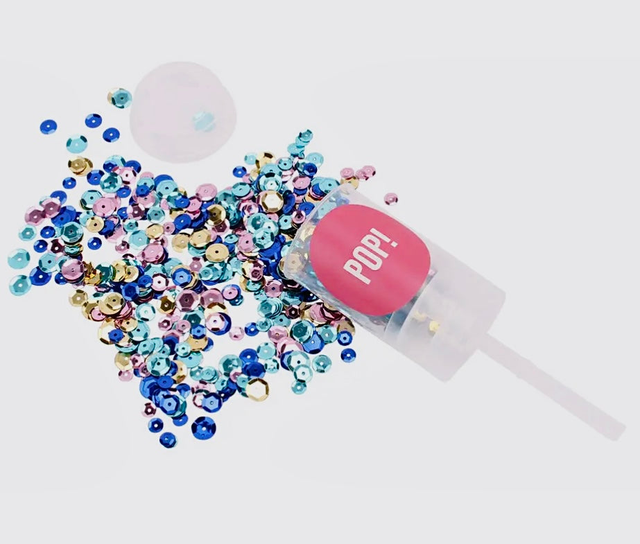 Glitter Sequin Push Pops Box of 6