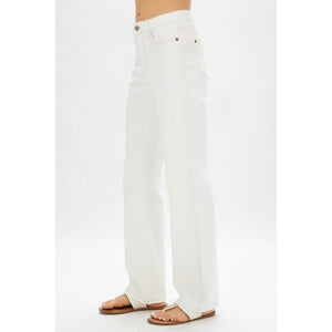 WHITE JUDY BLUE STRAIGHT FIT HIGH WAIST DENIM- SIZE 22w