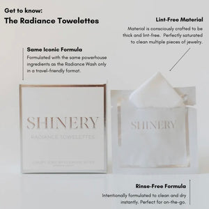 Shinery Radiance Towelettes Luxury Jewelry Wipes