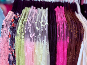 MESH LACE LUX LAYERING SEE THRU TOP LONG SLEEVE BLOUSE=GREAT FOR LAYERING UNDER TEES & OVERALLS, ETC.