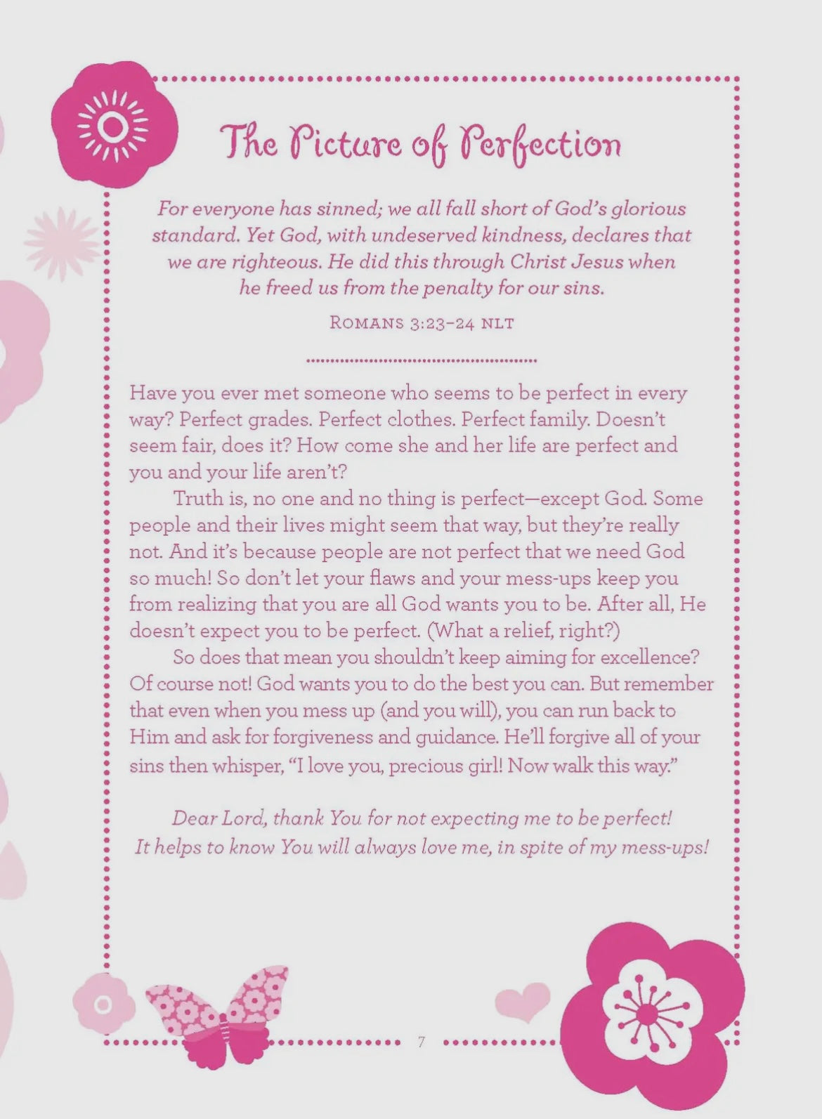 3 Minute Devotions For Girls Book