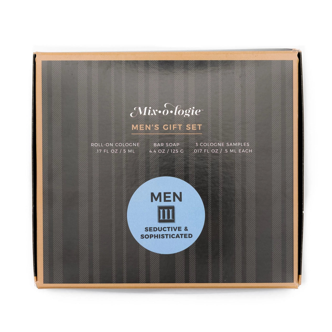 MIXOLOGIE MEN'S GIFT BOX DUO WITH 3 SAMPLE COLOGNES
