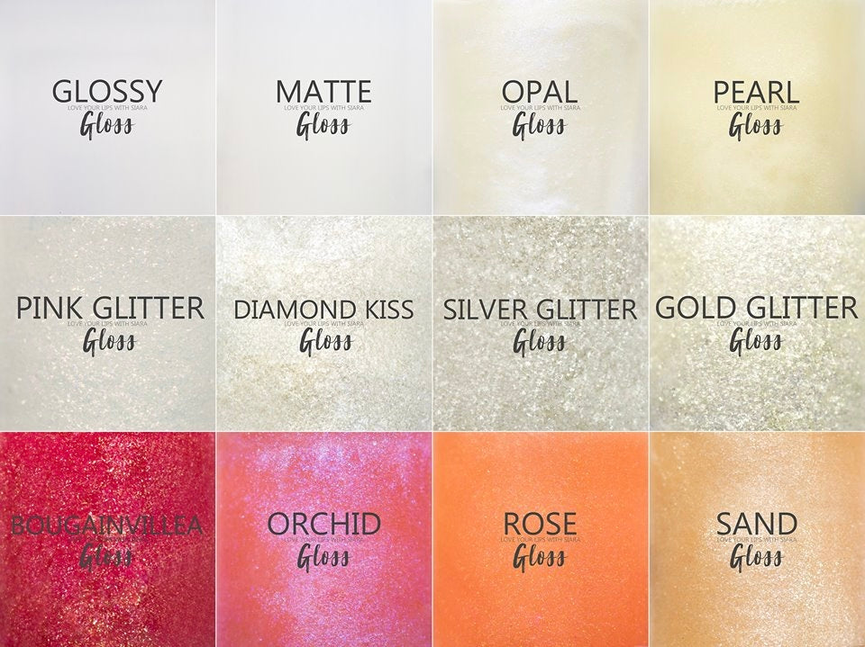 SILVER GLITTER LIPSENSE GLOSS