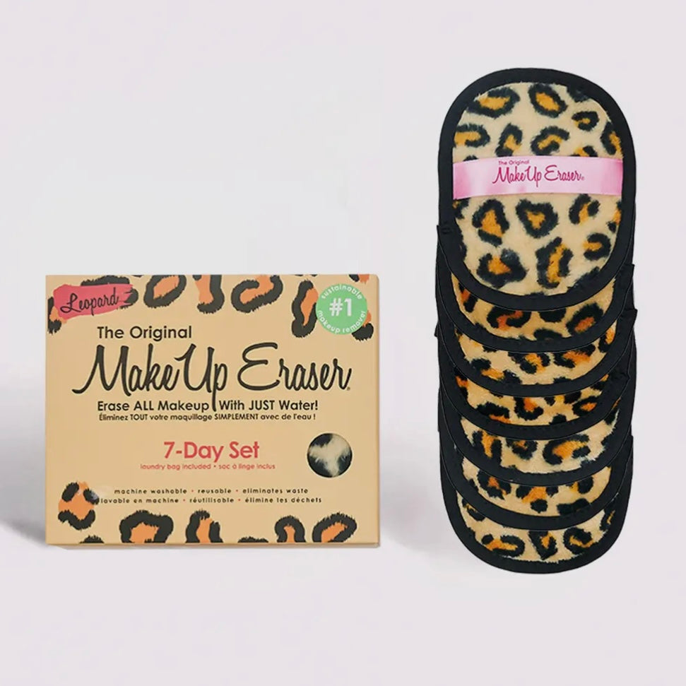 MAKEUP ERASER 7 DAY LEOPARD GIFT SET