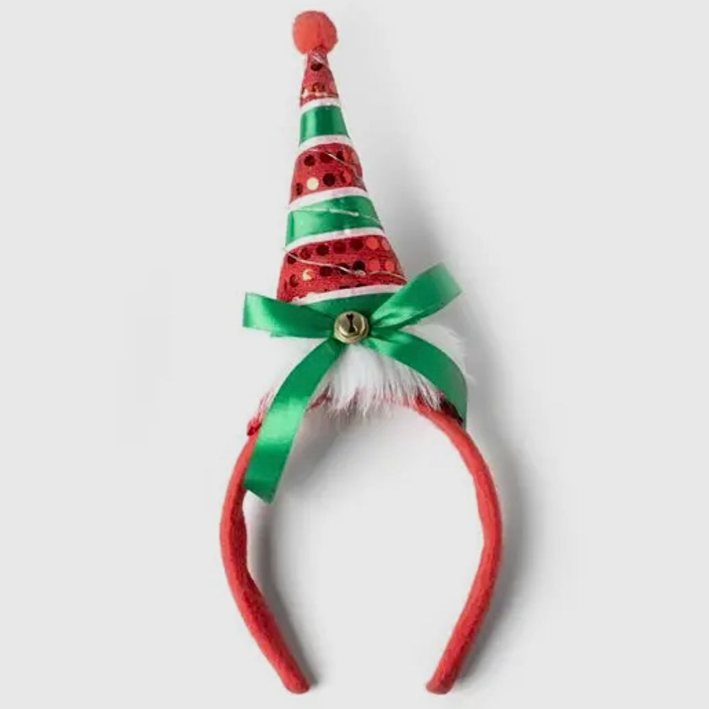 LOTSA LITES! TWINKLE TOPS LED FLASHING HOLIDAY CHRISTMAS HEADBANDS