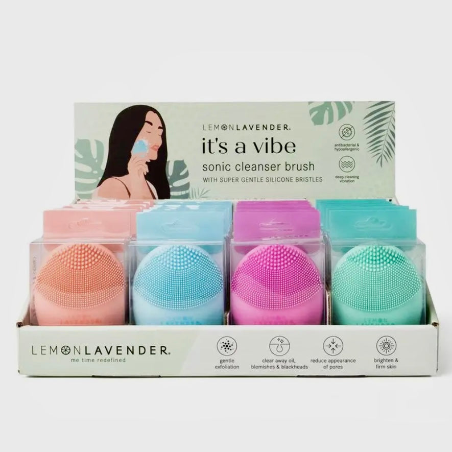 LEMON LAVENDER IT'S A VIBE SONIC CLEANSER BRUSH