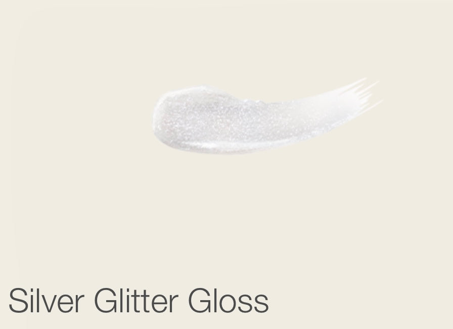 SILVER GLITTER LIPSENSE GLOSS