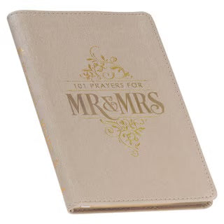 GIFT BOOK 101 PRAYERS FOR MR & MRS BOOK *GOLD*