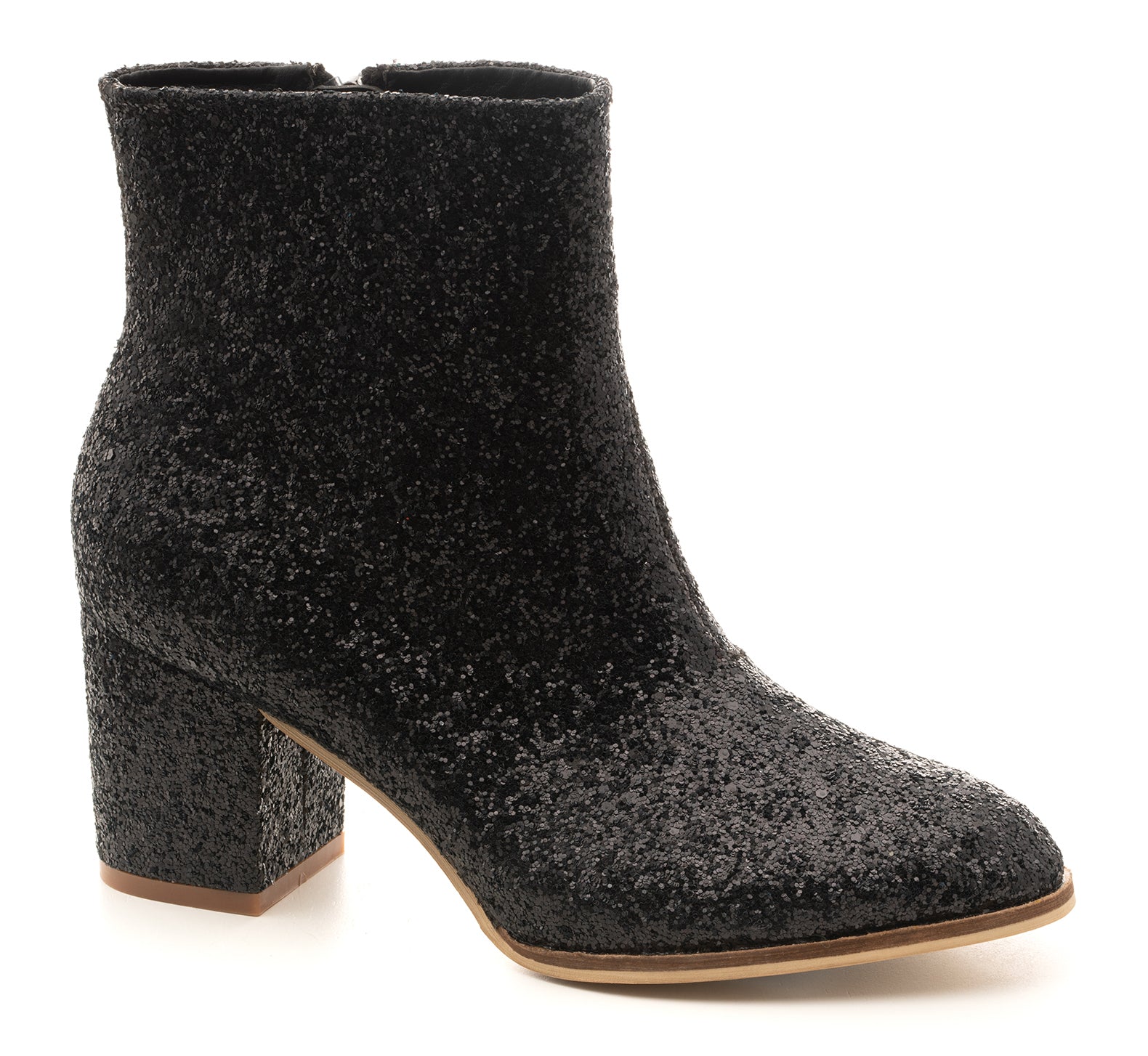 Razzle Dazzle Black Glitter Boots Corkys- SALE- SIZES 9,10,11 LEFT
