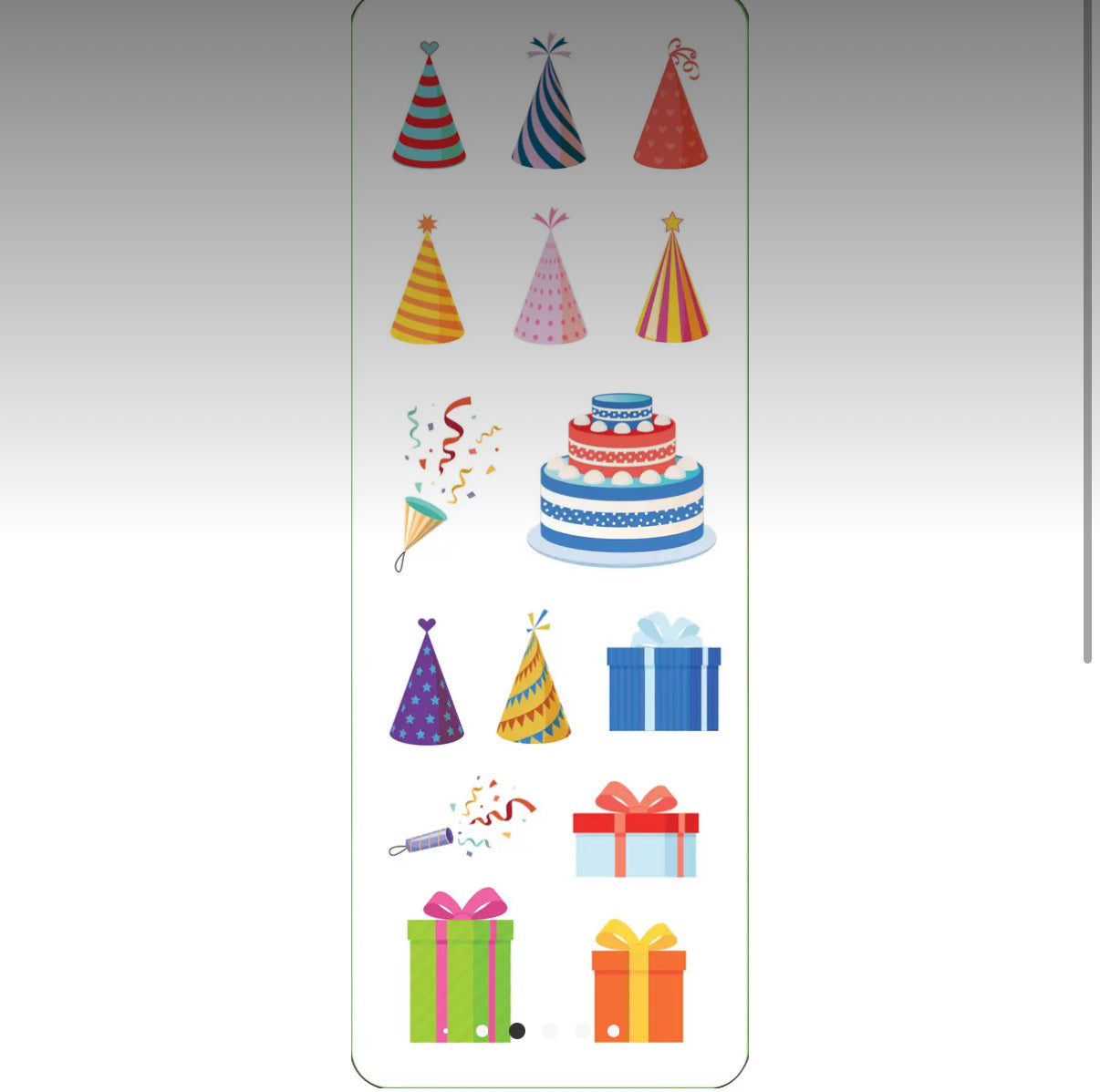 Birthday Sticker Set PPP