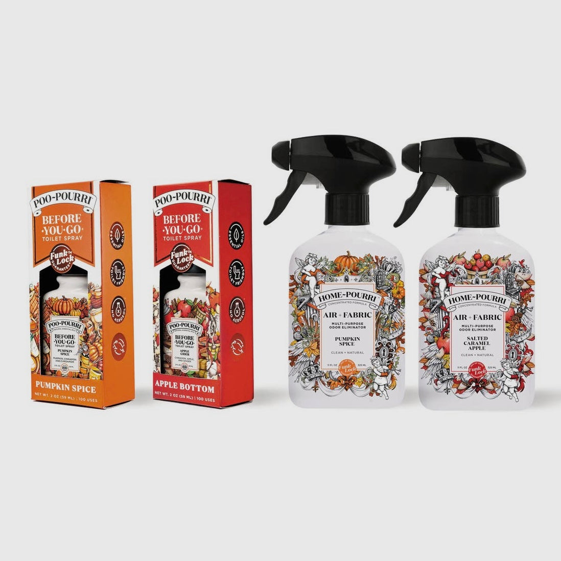 Pourri Fall Favorites Poo + Home (Air & Fabric) Spray