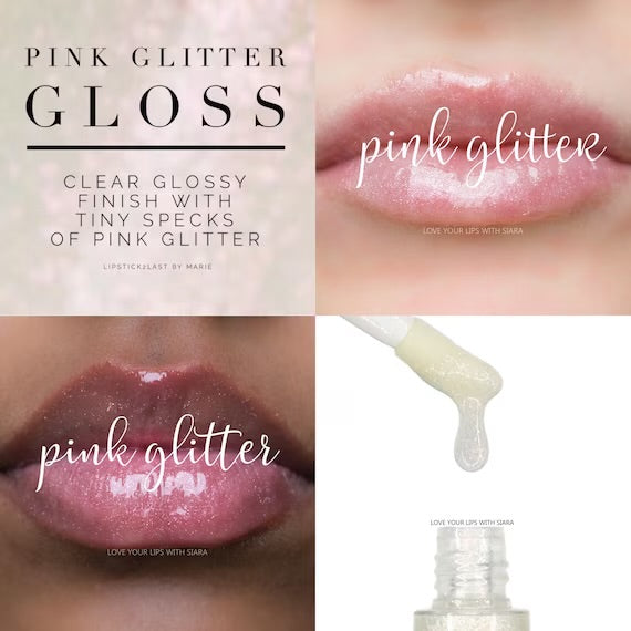 PINK GLITTER LIPSENSE GLOSS