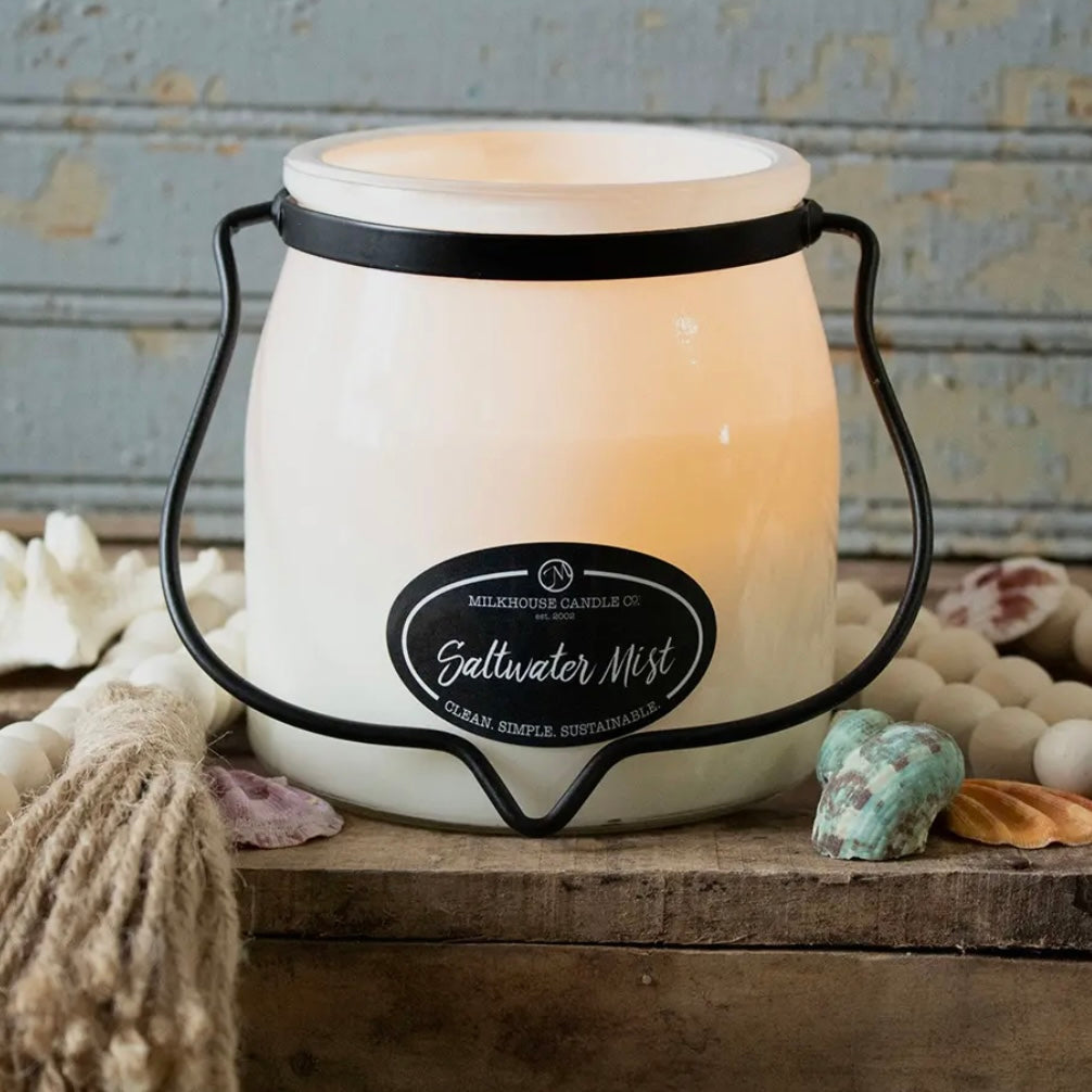 MILKHOUSE BUTTER JAR SOY CANDLES 16 OZ