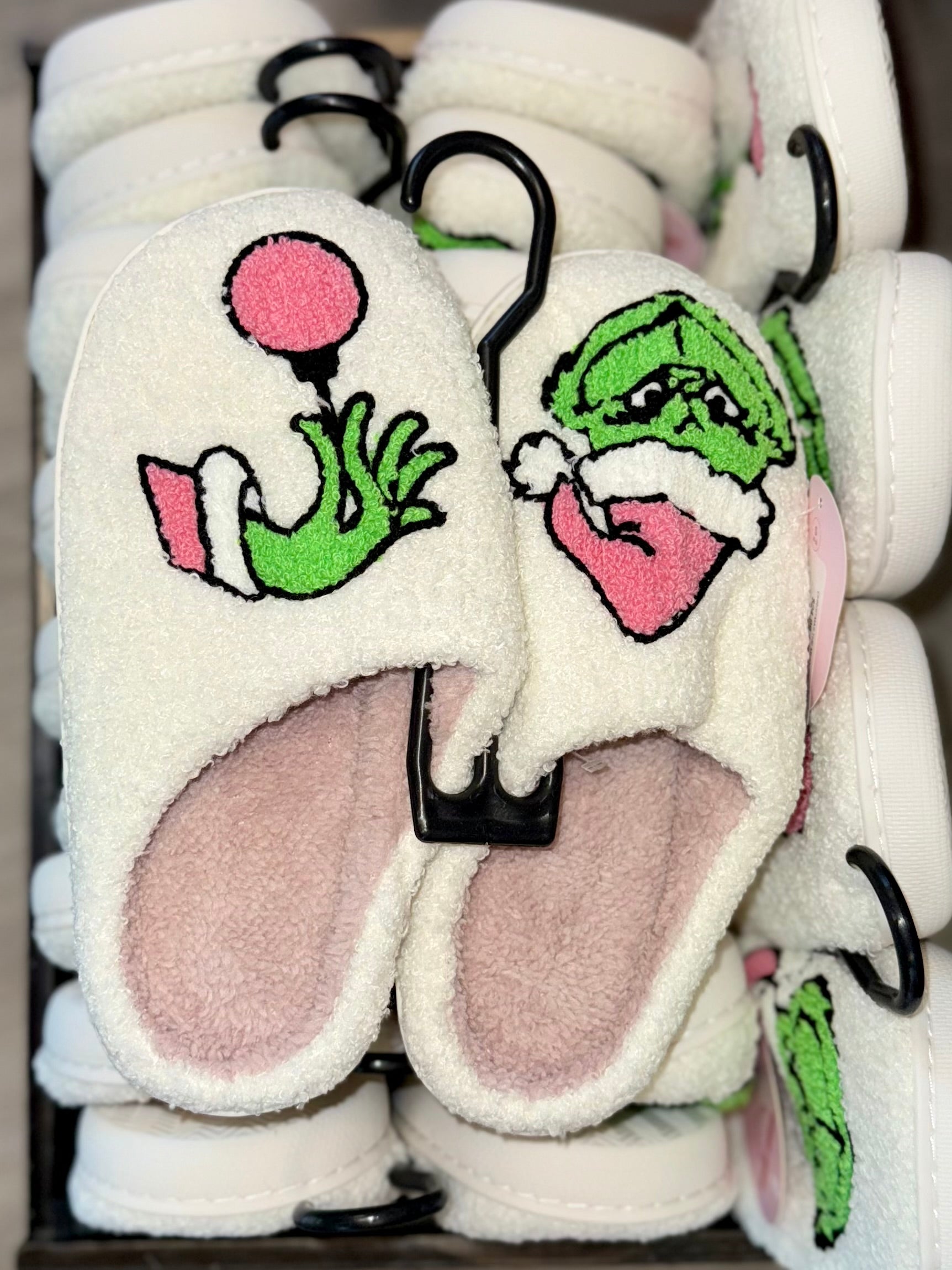 CHRISTMAS THE MEAN ONE GRINCH SLIPPERS