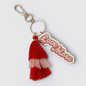 OLIVIA MOSS BRIGHT SIDE KEYCHAINS WITH TASSELS