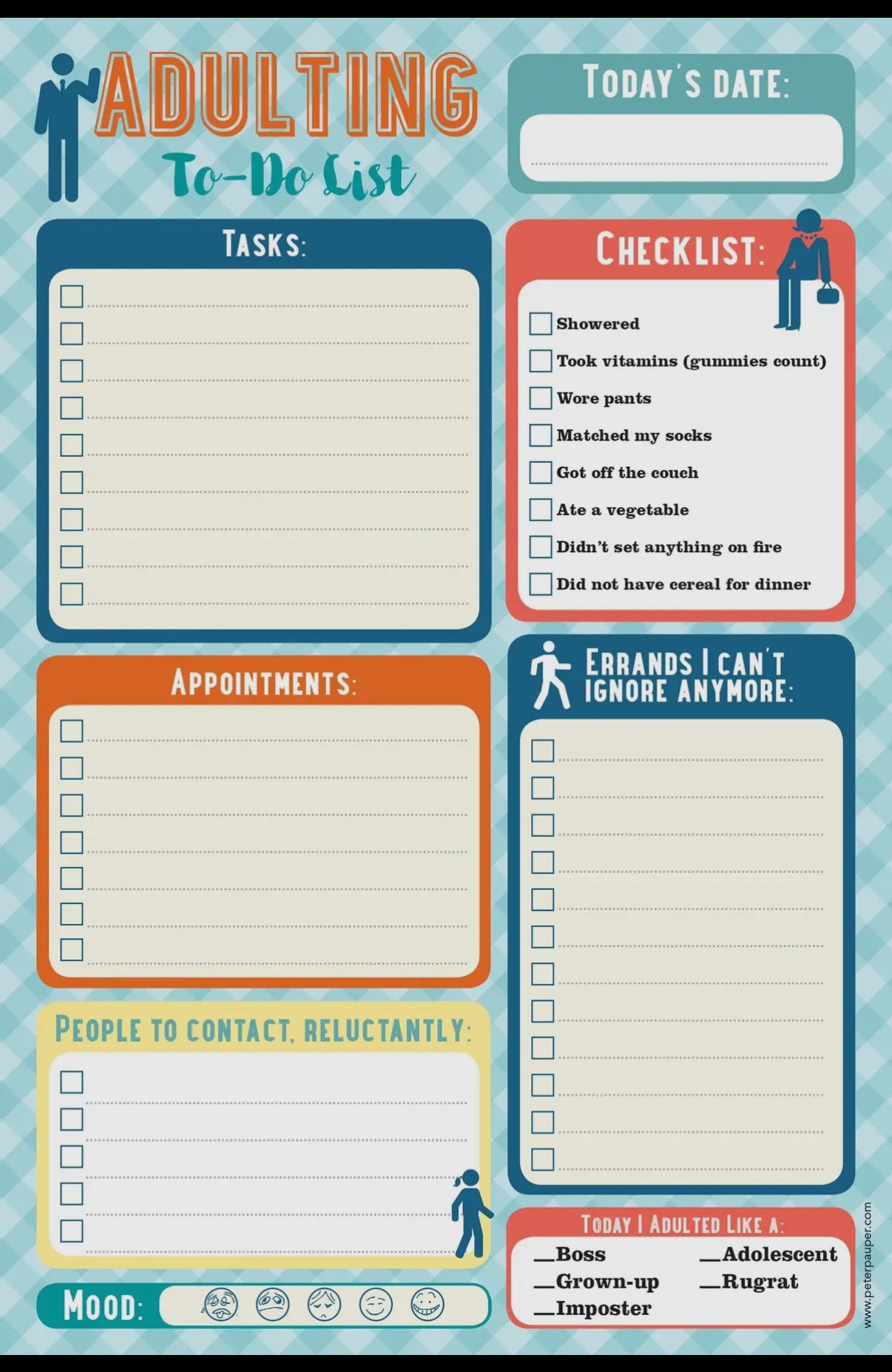 Adulting Note Pad PPP