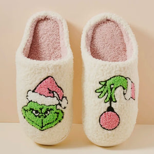 CHRISTMAS THE MEAN ONE GRINCH SLIPPERS