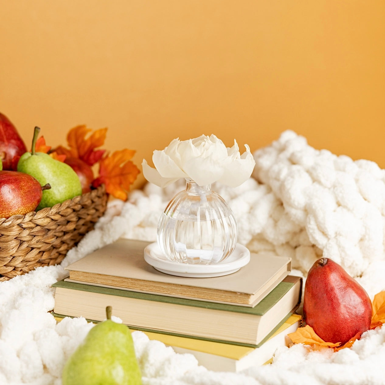 HARVEST GOLD SCENTED FLOWER DIFFUSER BY GREENLEAF