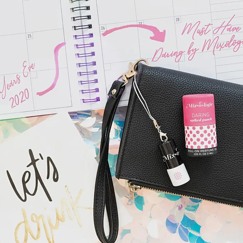 MIXOLOGIE MINI ROLL ON PERFUME KEYCHAIN