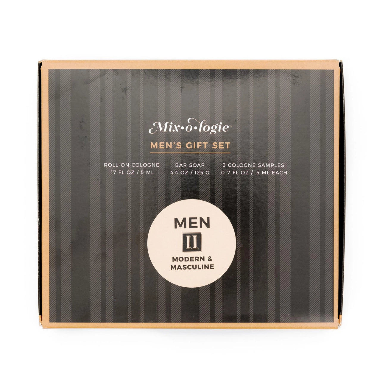 MIXOLOGIE MEN'S GIFT BOX DUO WITH 3 SAMPLE COLOGNES