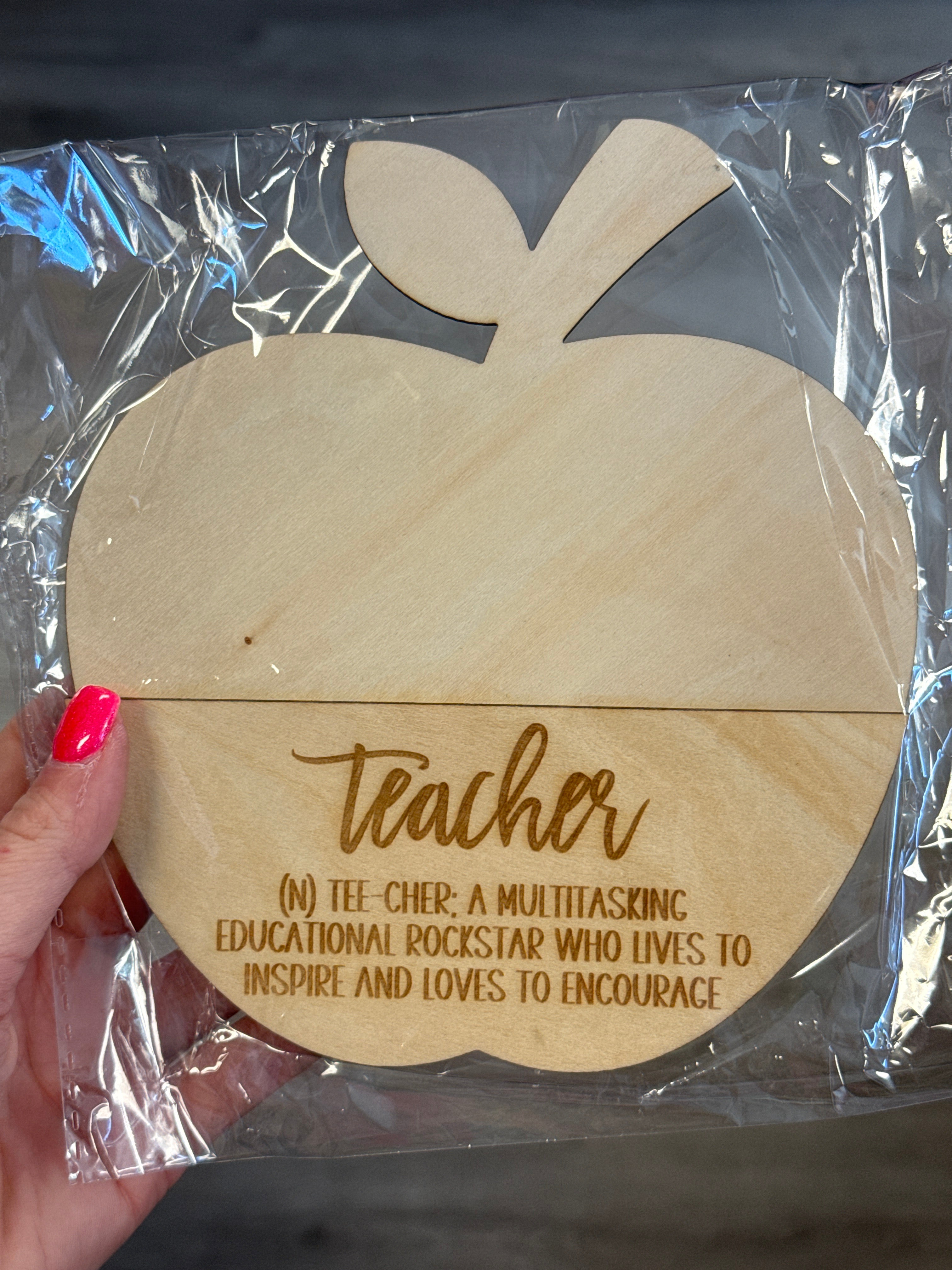 GIFT CARD HOLDER- HANDMADE FROM WOOD- TEACHER THANK YOU GIFTS