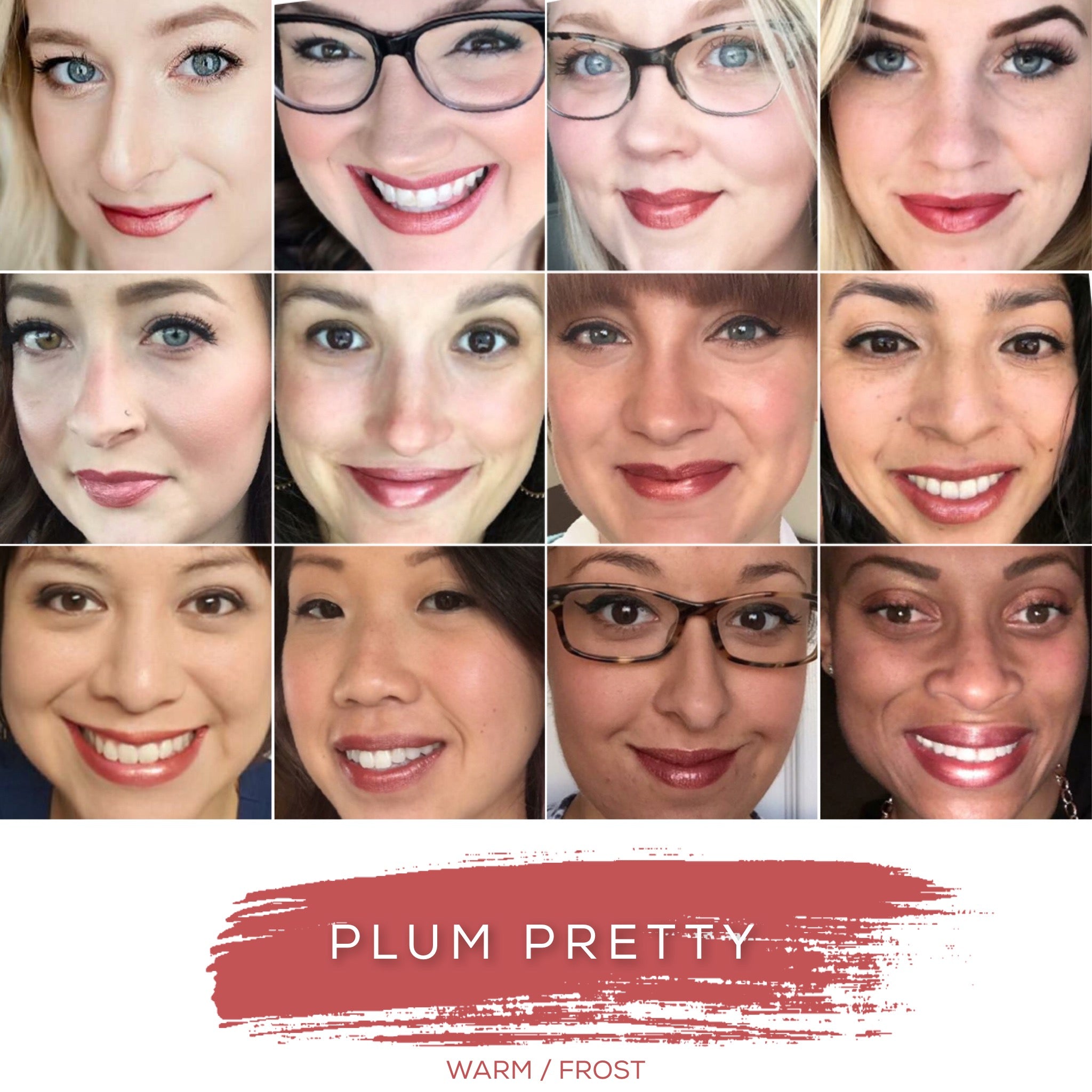PLUM PRETTY LONG LASTING LIPSENSE LIPSTICK