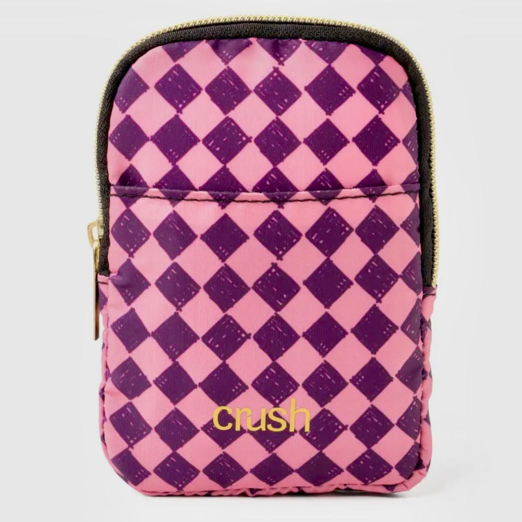 CRUSH WATER BOTTLE TUMBLER POUCH PLEASE HOLD