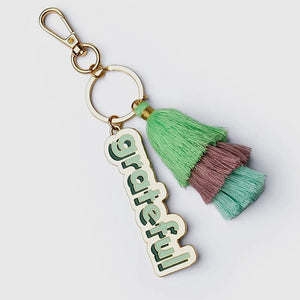 OLIVIA MOSS BRIGHT SIDE KEYCHAINS WITH TASSELS