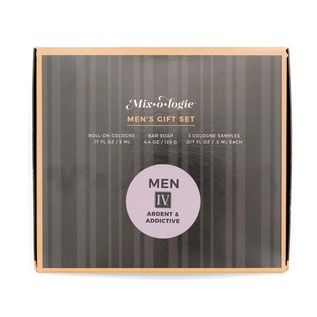 MIXOLOGIE MEN'S GIFT BOX DUO WITH 3 SAMPLE COLOGNES