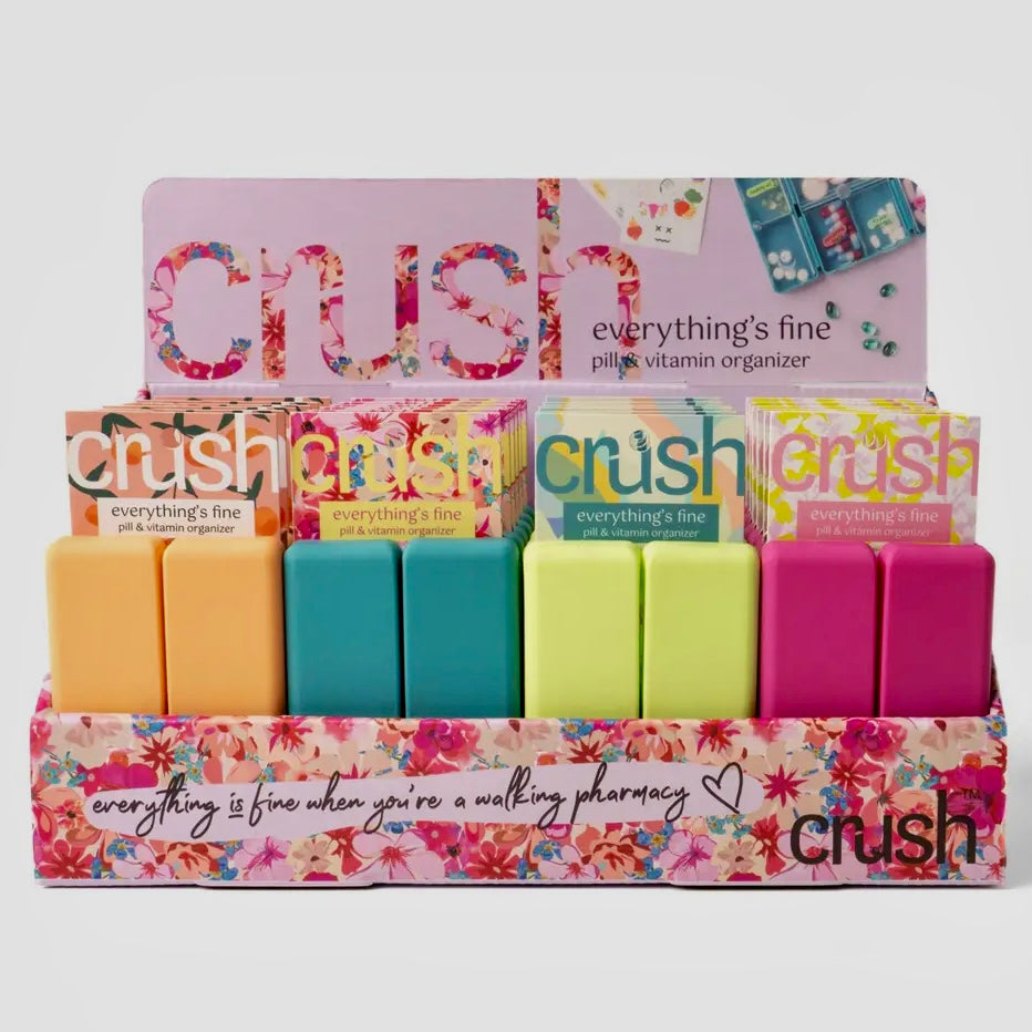 CRUSH EVERYTHING'S FINE PILL & VITAMIN CASE