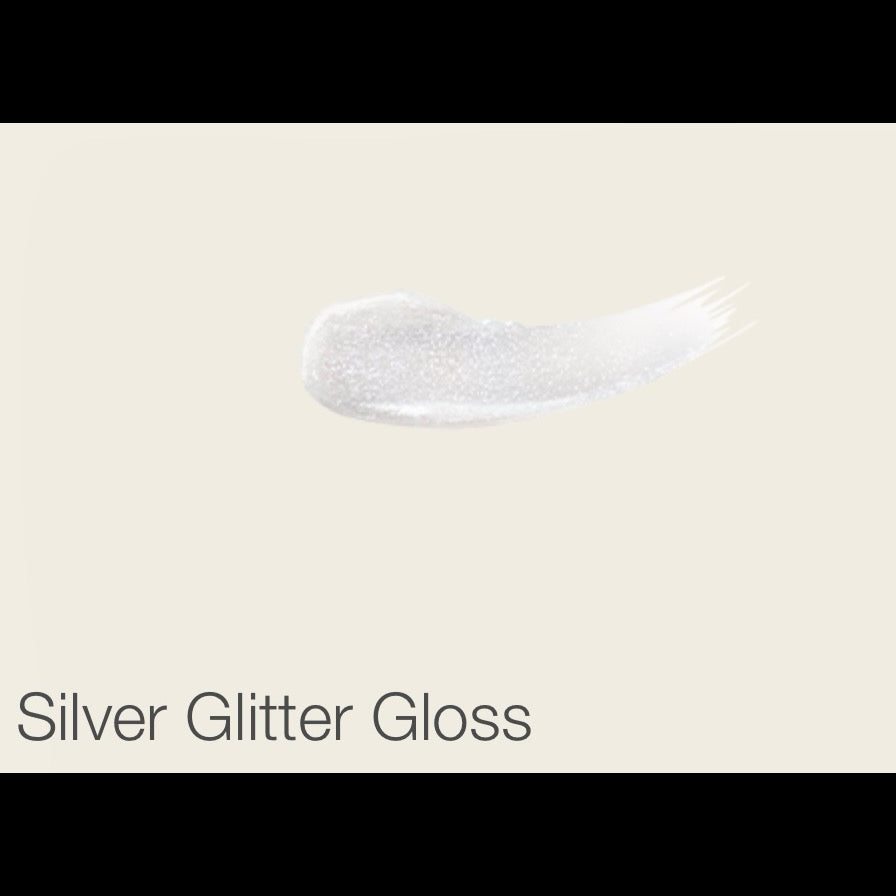 SILVER GLITTER LIPSENSE GLOSS