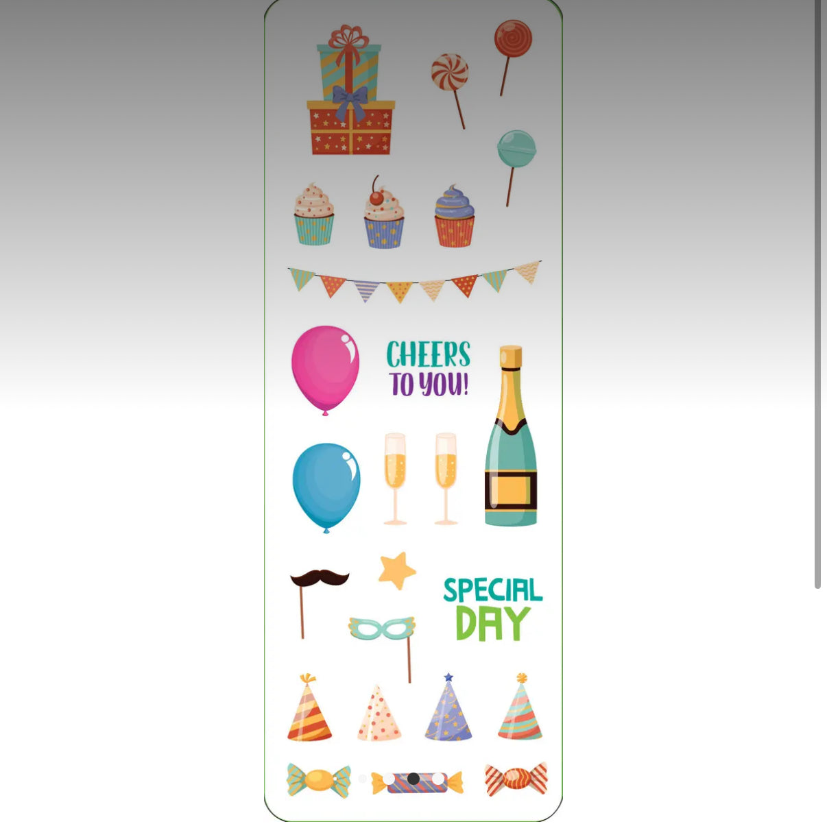 Birthday Sticker Set PPP