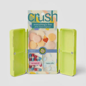 CRUSH EVERYTHING'S FINE PILL & VITAMIN CASE