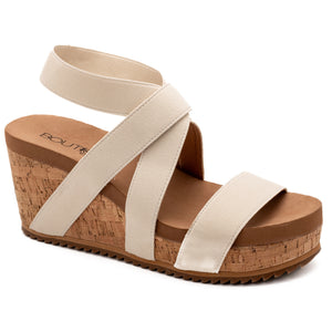 QUIRKY IVORY CORKYS SANDAL WEDGES