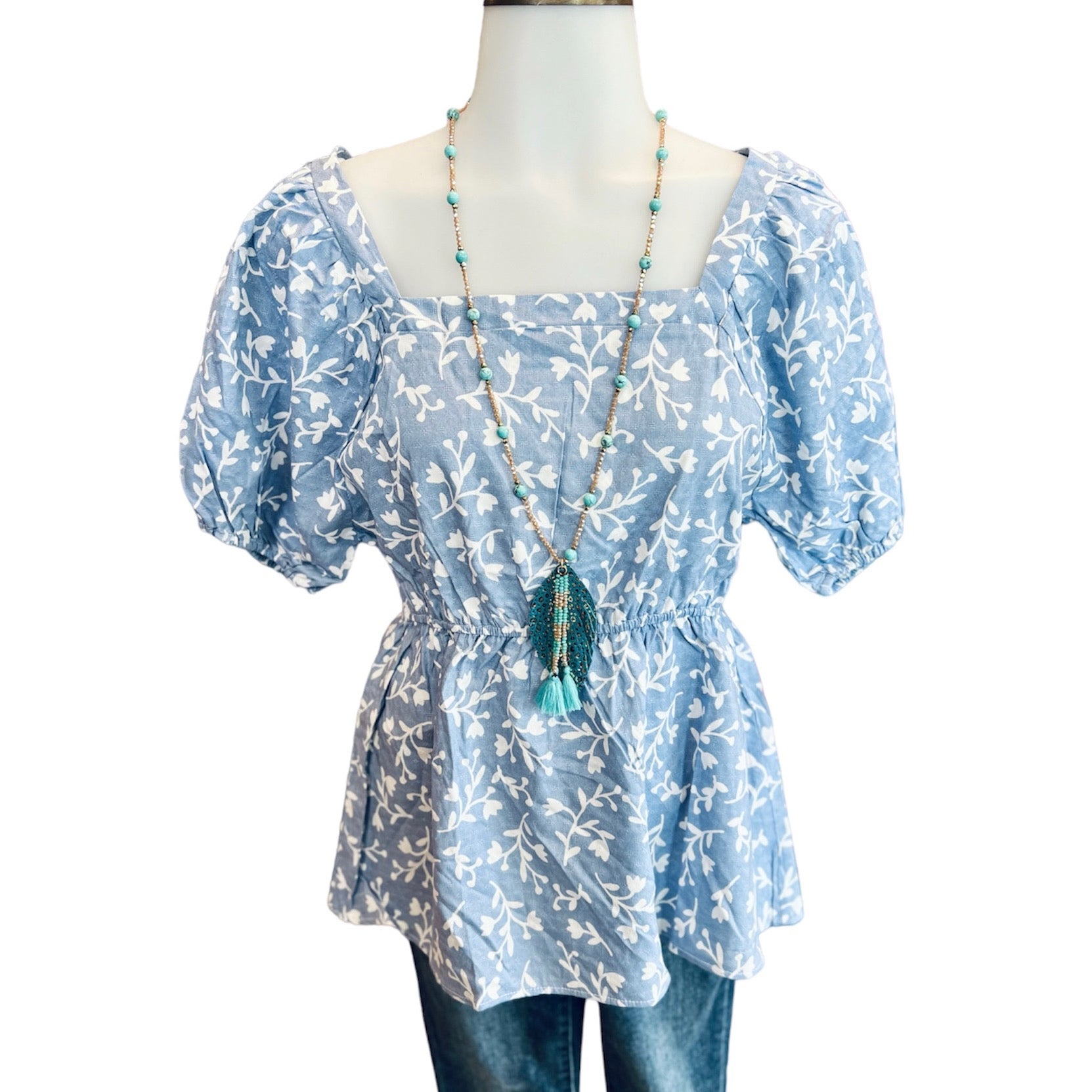 Ready To Play Gracie Chambray Top