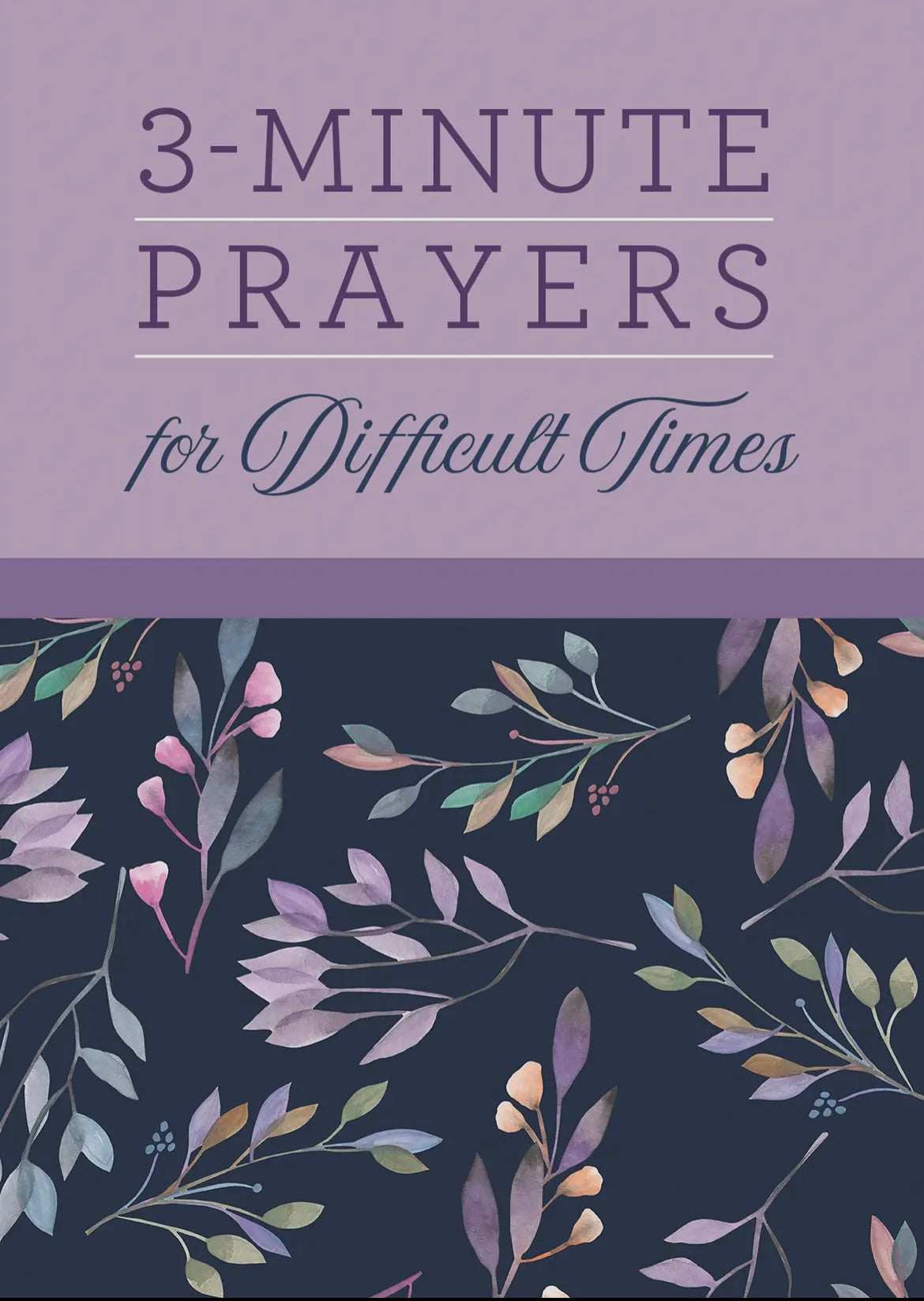 3 Minute Prayers For Diffucult Times Book